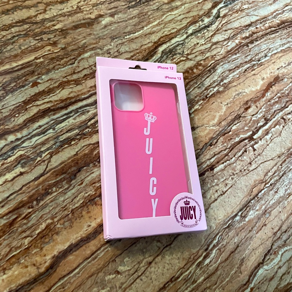NWT Juicy Couture Pink Phone Case For iPhone 12